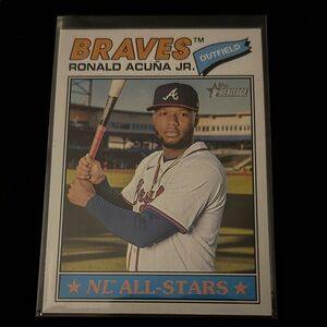 2026 Topps Heritage Ronald Acuna Jr #55